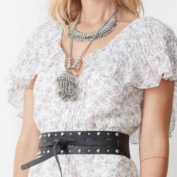 STEVIE MAY FLORAL CAPE SHOULDER DRESS - Picture 8 of 8